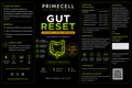 Gut Reset — equilíbrio, leveza e bem-estar intestinal · 1.020 mil milhões UFC · 30 cápsulas vegetais sem glúten e sem lactose