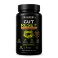 Frasco Gut Reset PrimeCell — suplemento para saúde intestinal com 1.020 mil milhões UFC e 30 cápsulas vegetais