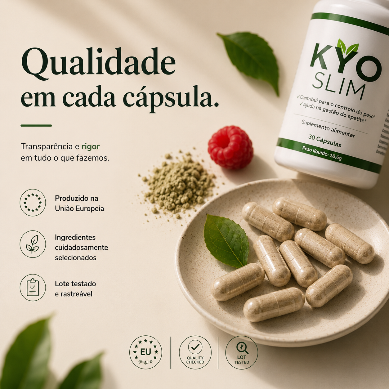 Certificados de qualidade do Kyoslim
