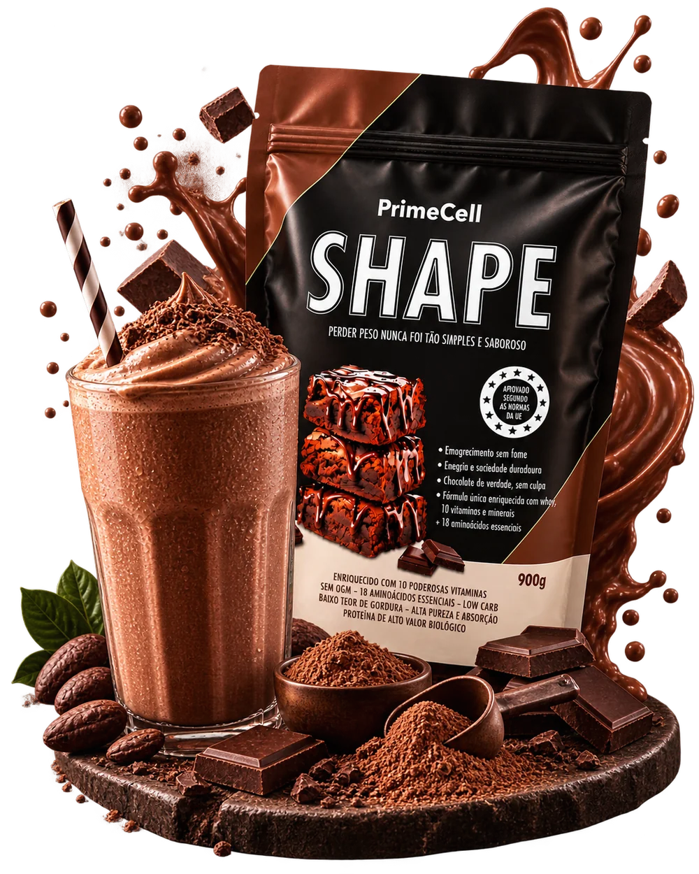 SHAPE — batido de chocolate com cacau